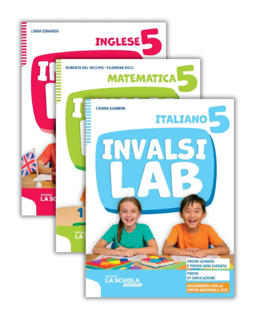 Invalsi Lab - Italiano + Matematica + Inglese 5 - Centroscuola