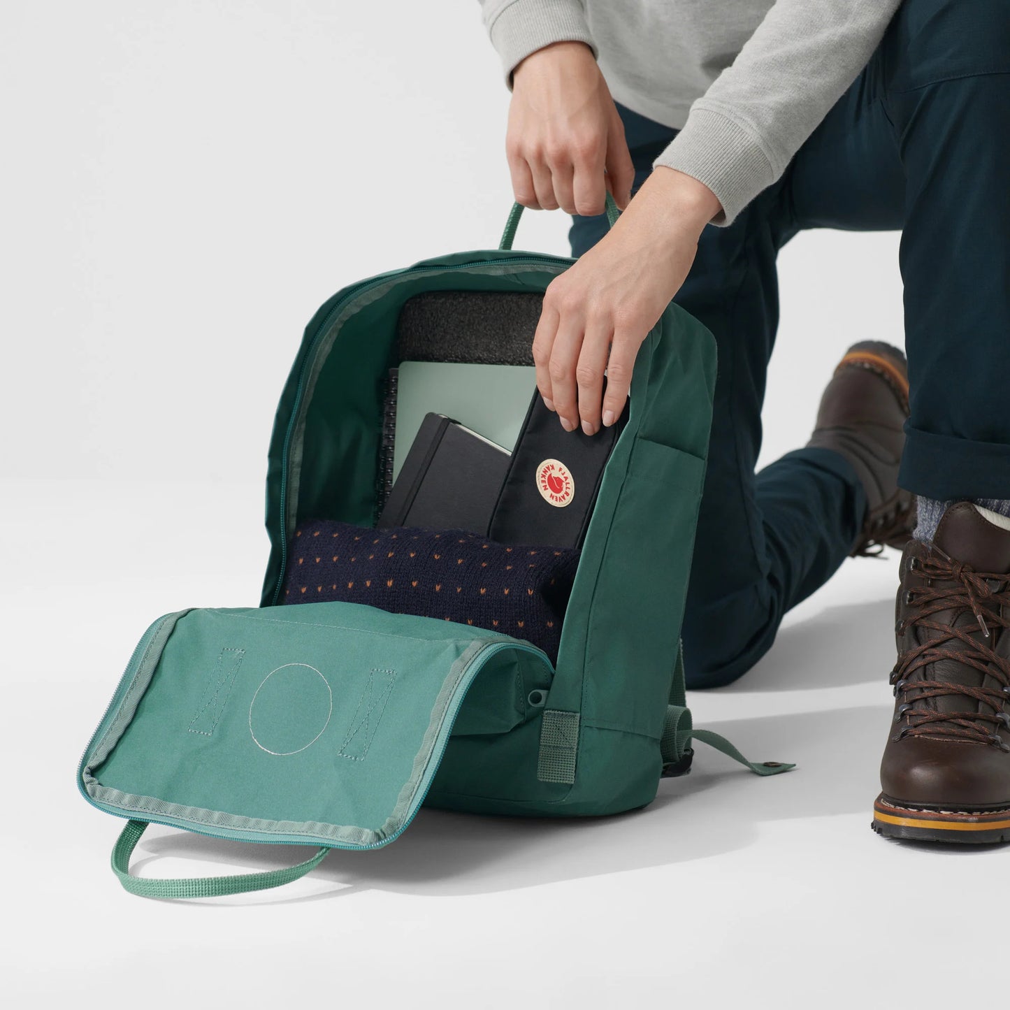 Zaino Fjällräven Kånken - Frost Green 664