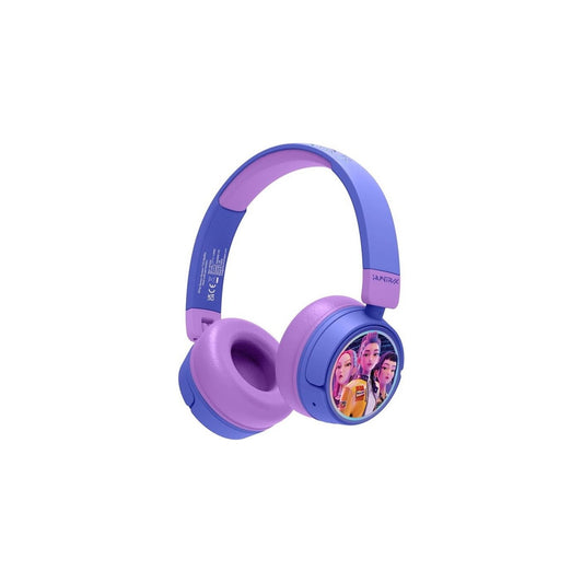 Cuffie wireless per bambini KPop Demon Hunters Huntrix viola - OTL Technologies