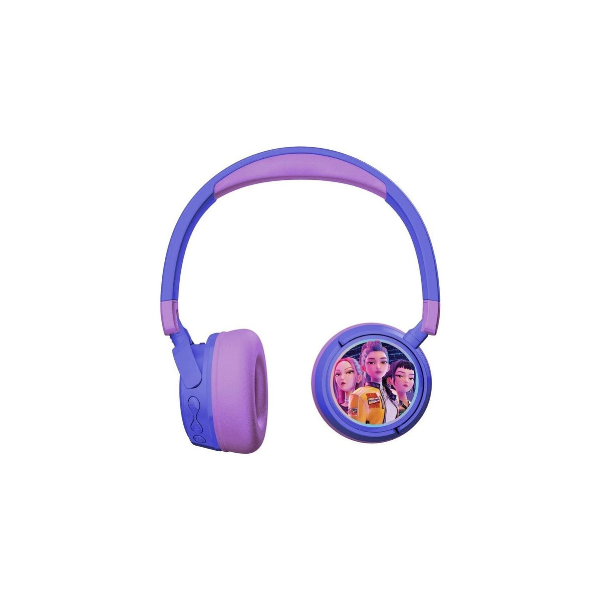 Cuffie wireless per bambini KPop Demon Hunters Huntrix viola - OTL Technologies