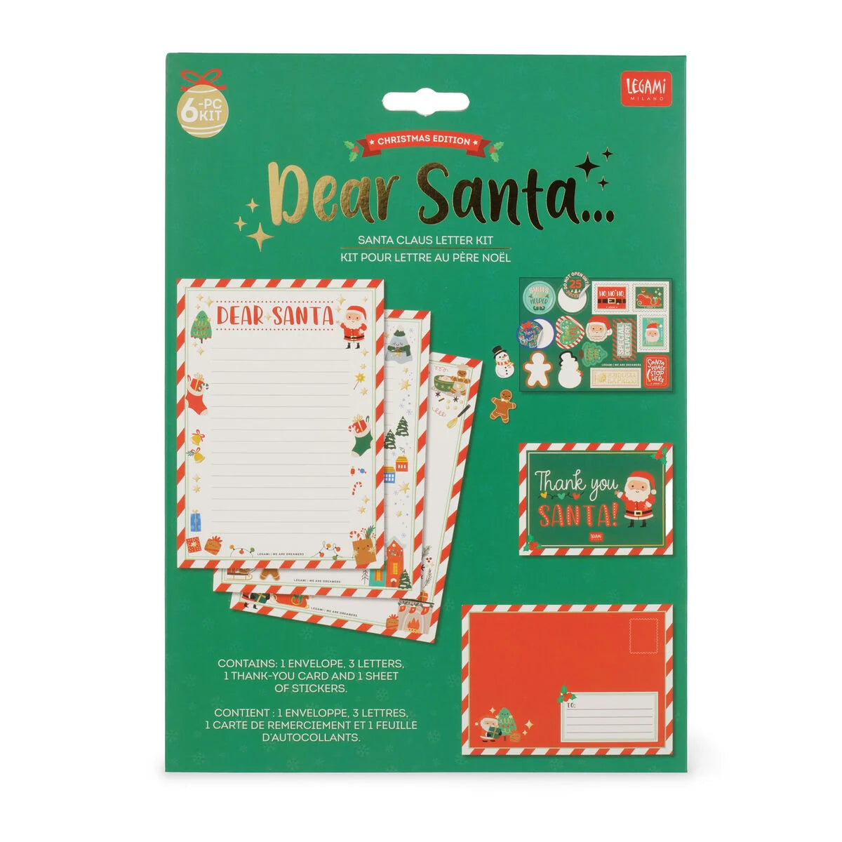 Kit per lettera a Babbo Natale