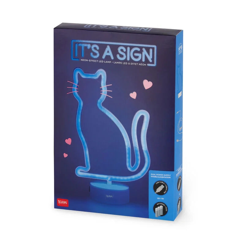 Lampada Led effetto neon - Kitty