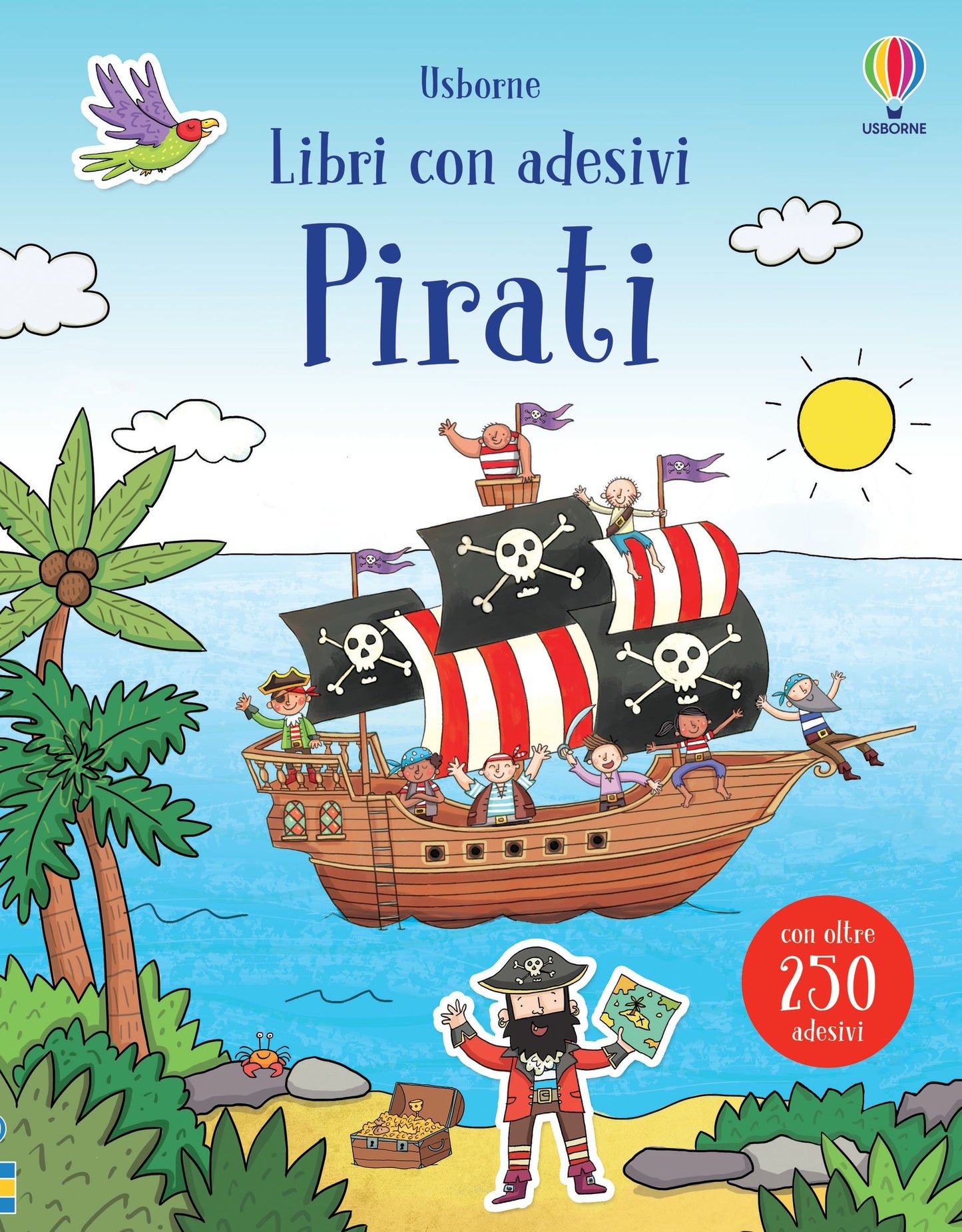 Libri con adesivi - Pirati