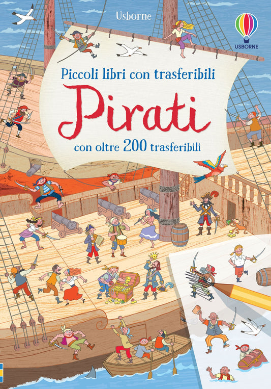 Piccoli libri con trasferibili - Pirati