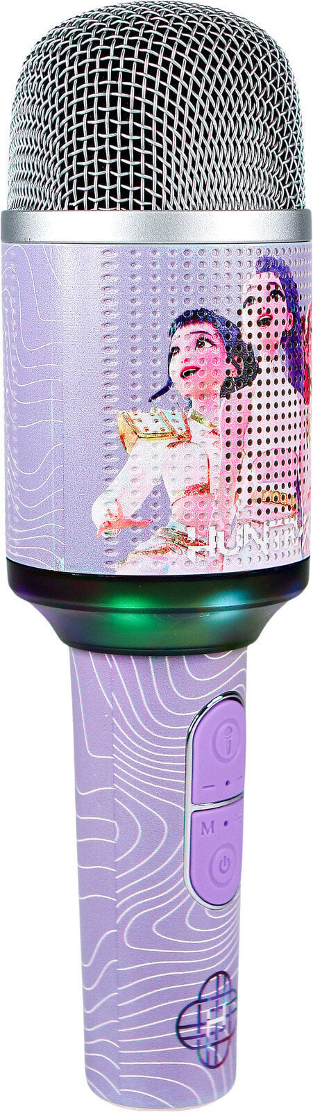 Microfono karaoke KPop Demon Hunters PopSing 2 LED viola - OTL Technologies