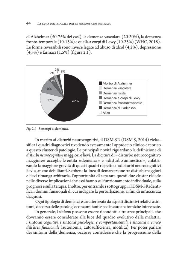 La cura psicosociale per le persone con demenza