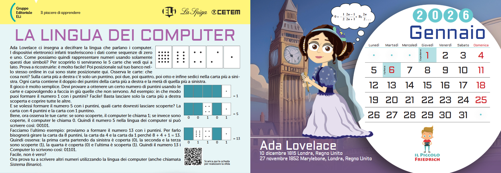 Il MateCalendario 2026 - Centroscuola