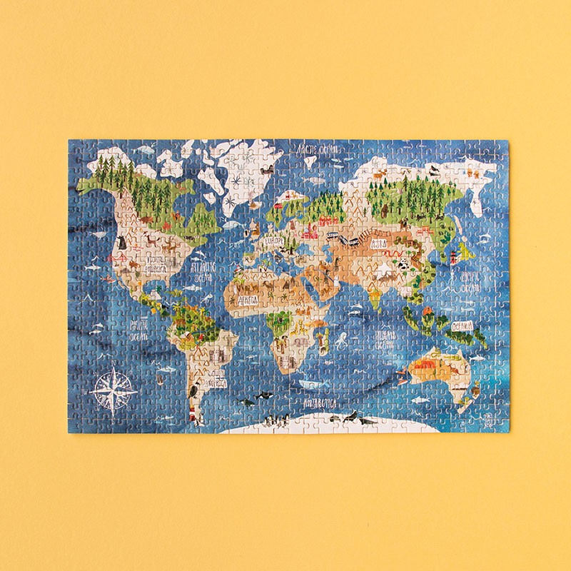 Micropuzzle - Discover the world 600pz