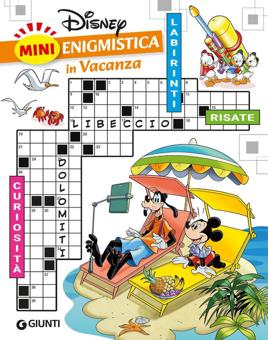 Mini enigmistica Disney in vacanza - Curiosità, labirinti, risate