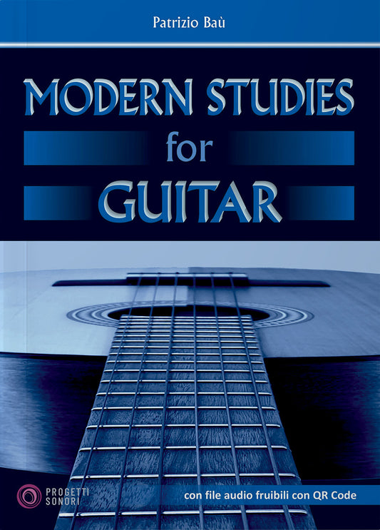 Copertina di Modern Studies for Guitar, di Patrizio Baù - Progetti Sonori