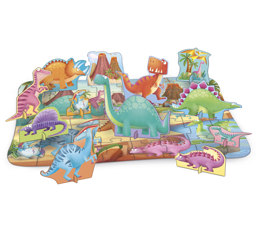 Nel mondo dei dinosauri - Libro & Puzzle - Centroscuola