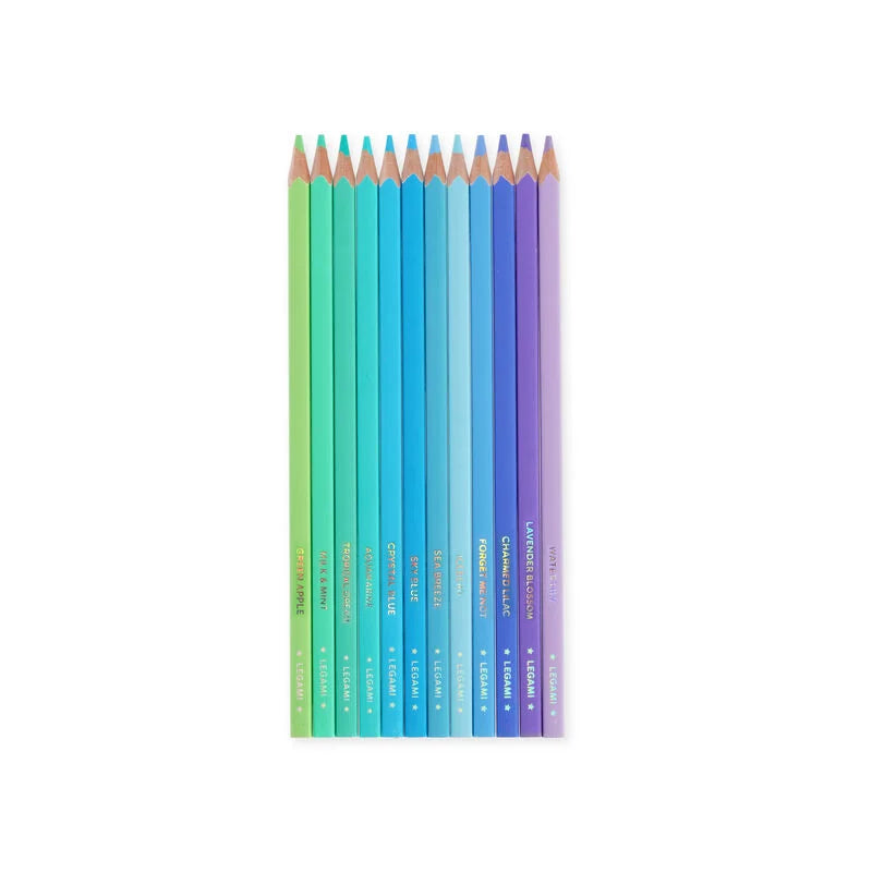 Set 12 matite colorate - OCEAN Palette