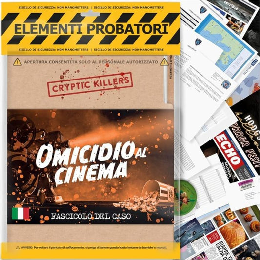 Omicidio al Cinema - gioco investigativo Cryptic Killers