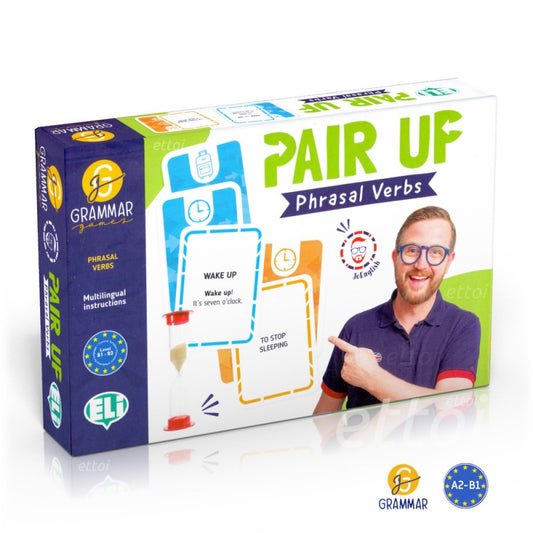 Copertina del gioco Pair Up ELI per esercitare i phrasal verbs in inglese