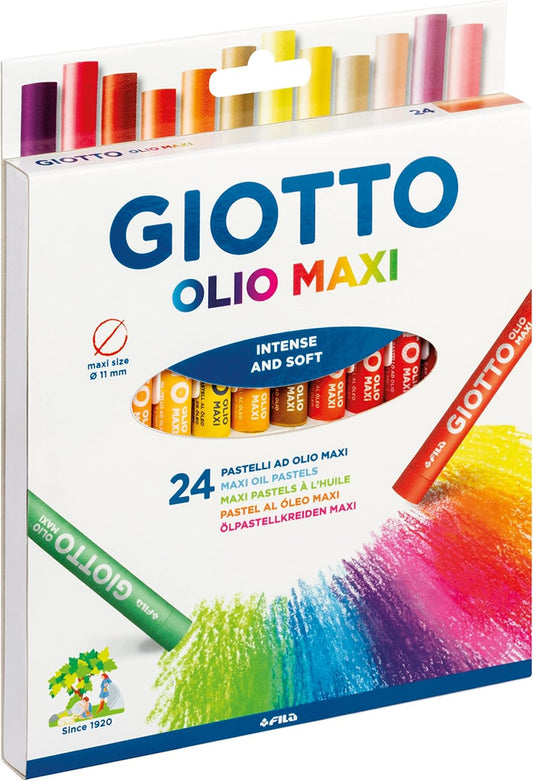 Pastelli Olio Maxi Giotto 24 colori
