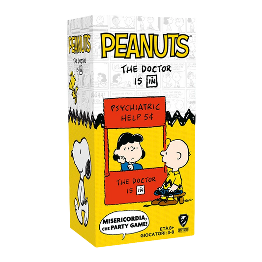 Peanuts: The Doctor is In - party game a tema Snoopy