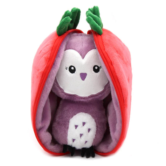 Peluche Flipetz - Gufo / Fragola