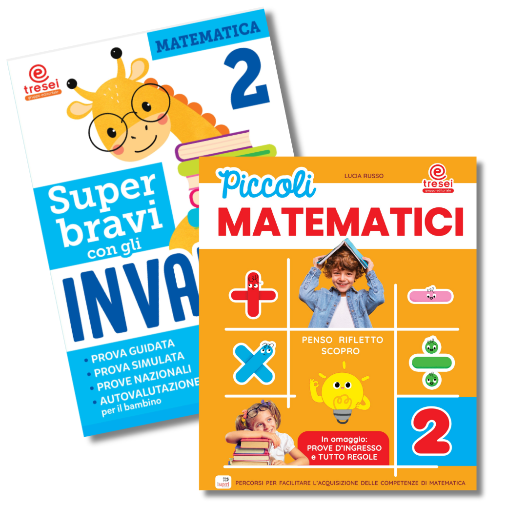 Piccoli matematici 2 + Super bravi con gli Invalsi Matematica 2