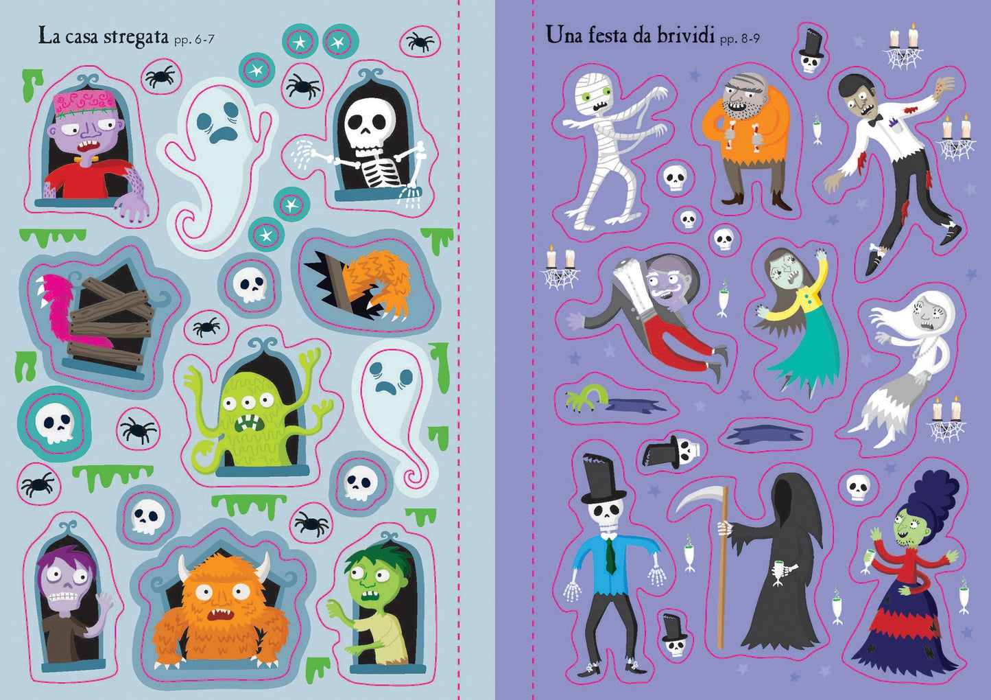 Piccoli libri con adesivi - Halloween