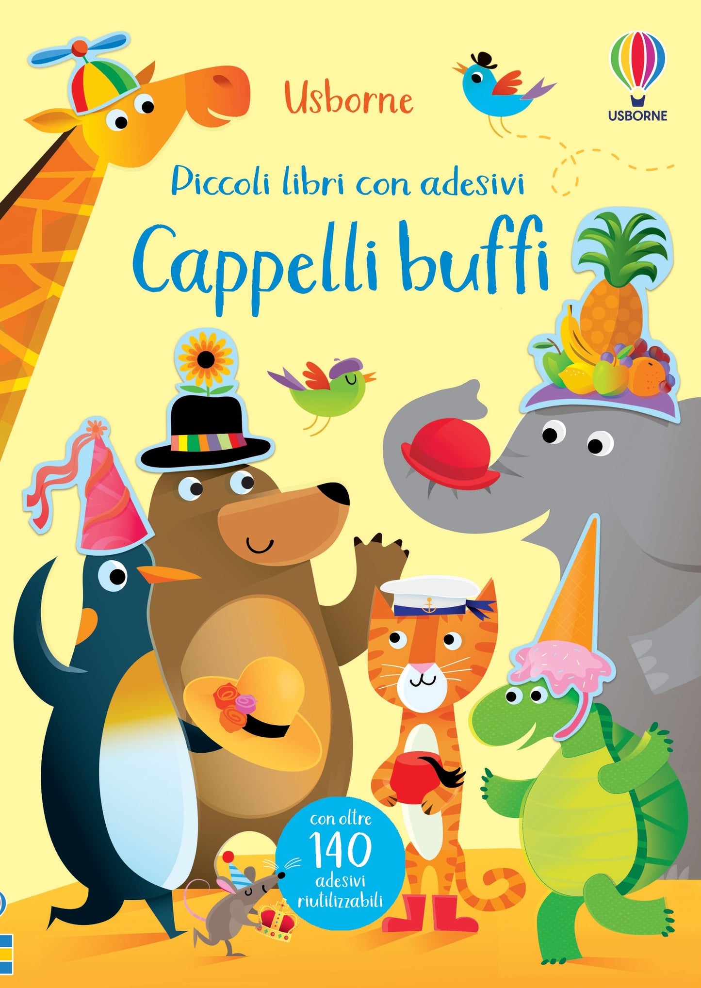 Piccoli libri con adesivi - Cappelli buffi - Centroscuola