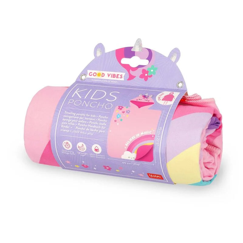 Poncho Asciugamano per bambini - Unicorn - Centroscuola