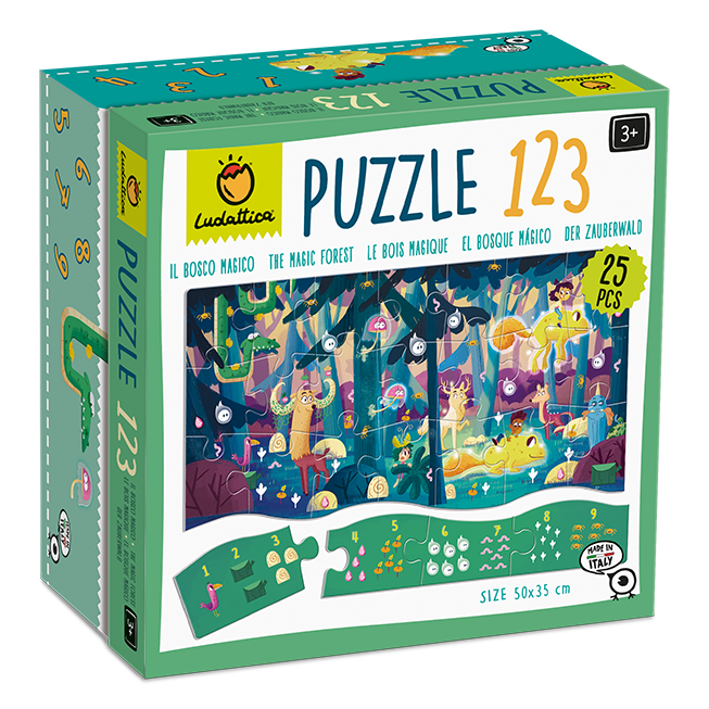 Puzzle 1 2 3 - Il bosco magico