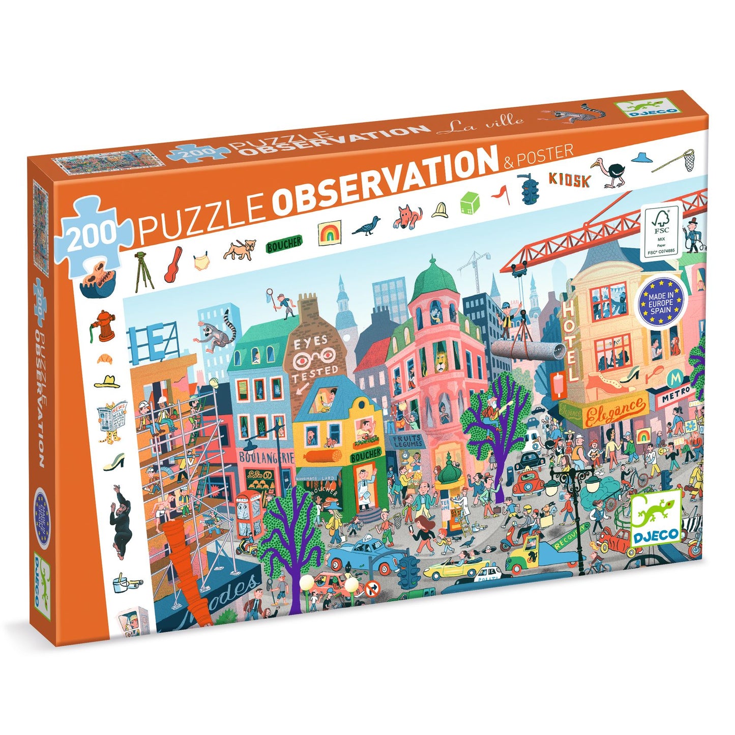 Puzzle d'osservazione - La città 200 pezzi - Centroscuola
