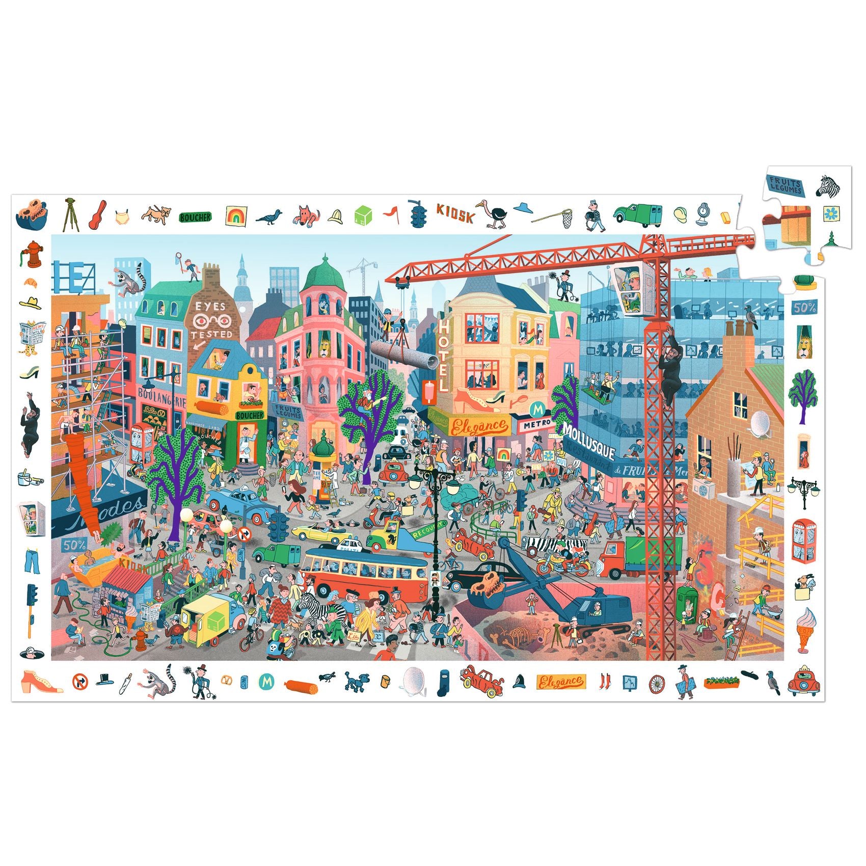 Puzzle d'osservazione - La città 200 pezzi - Centroscuola