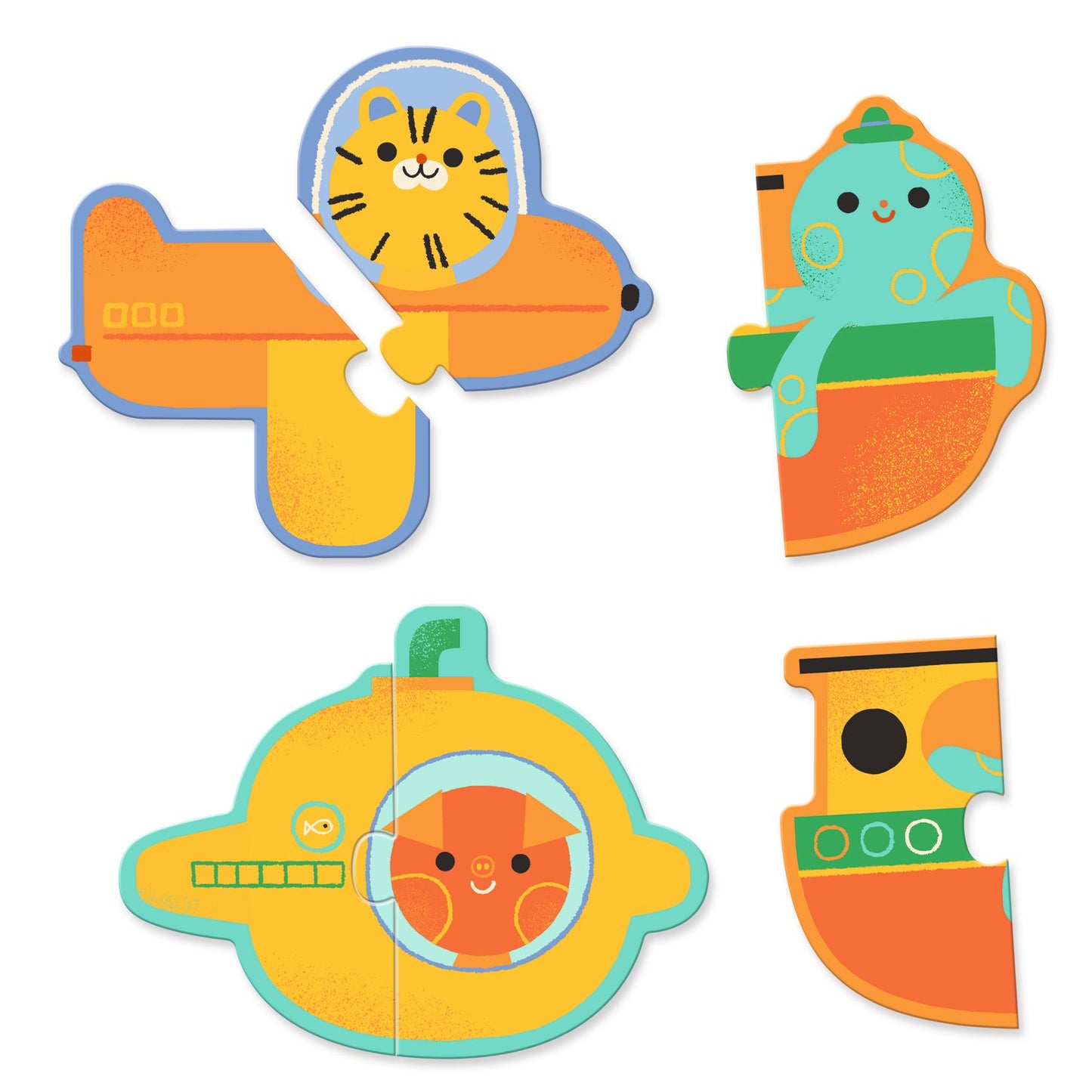 Puzzle Duo - Veicoli - Centroscuola