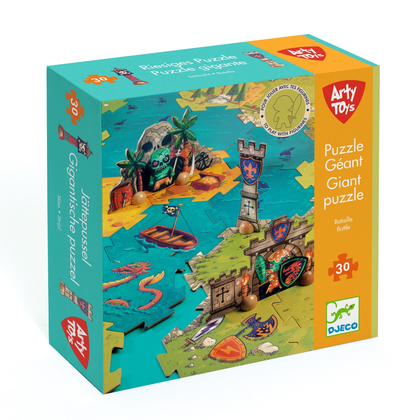 Puzzle Gigante - Battaglia dei pirati Arty Toys