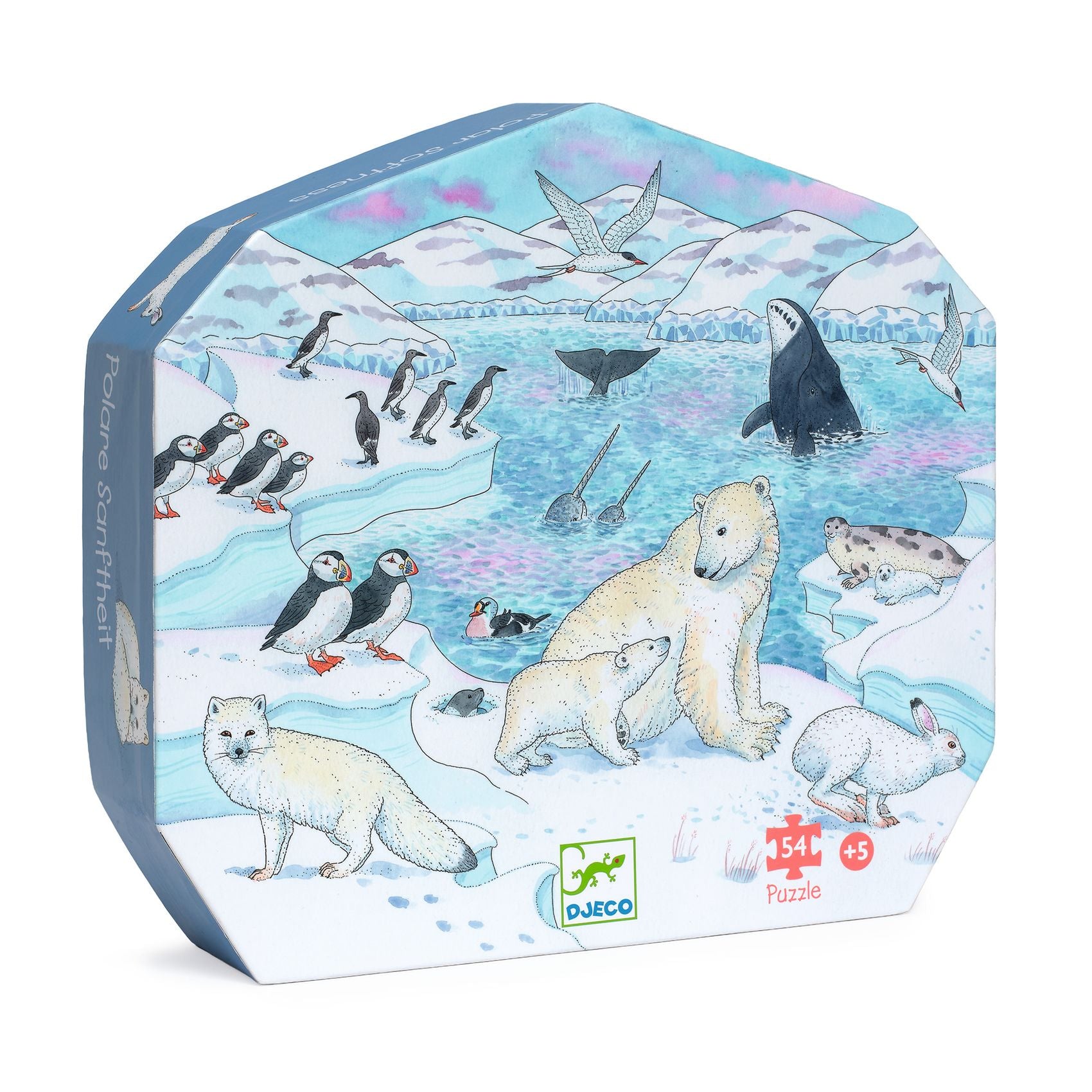 Puzzle Silhouette - Dolcezza polare 54 pezzi - Centroscuola