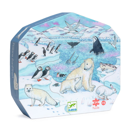 Puzzle Silhouette - Dolcezza polare 54 pezzi - Centroscuola