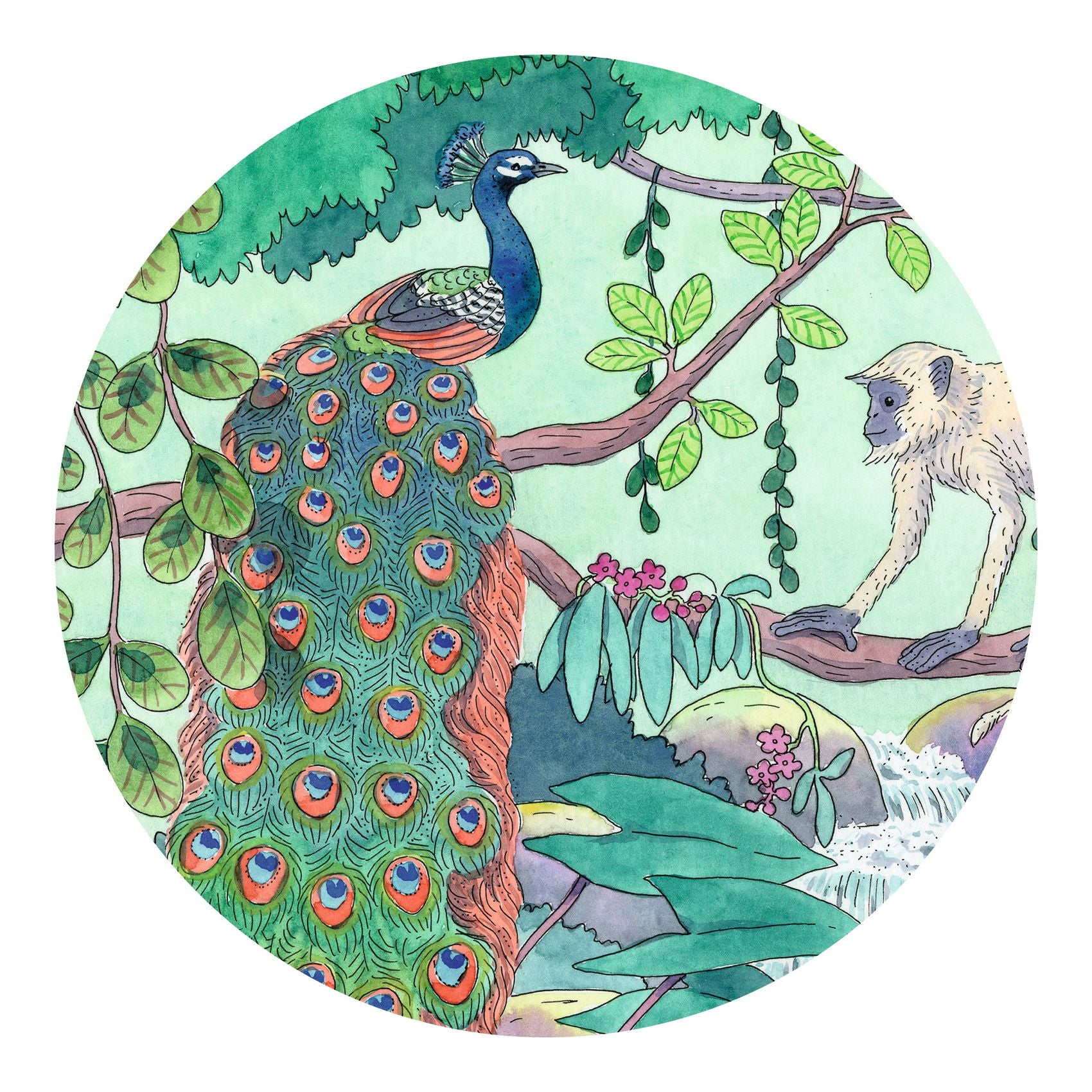Puzzle Silhouette - Giungla indiana 54 pezzi - Centroscuola
