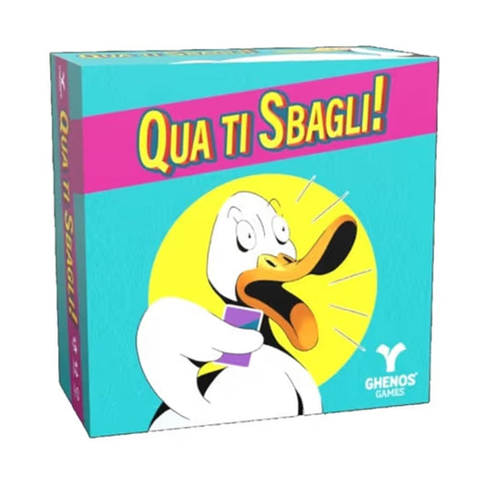 Qua ti Sbagli! - Ghenos Games - copertina party game