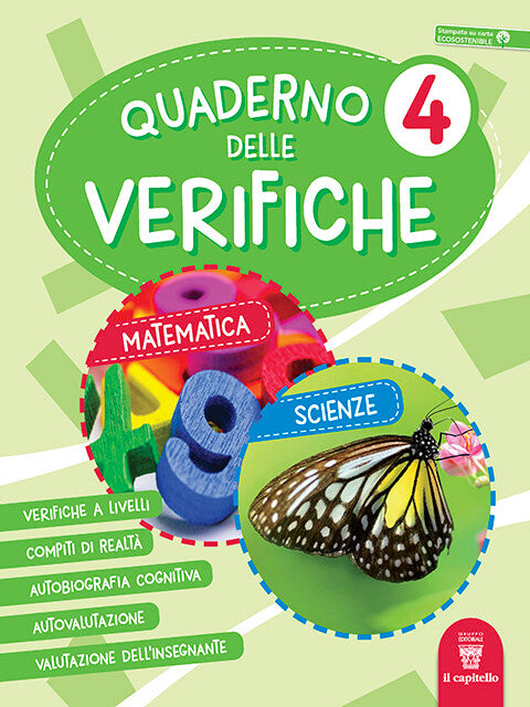 Quaderno delle verifiche - Matematica scienze 4