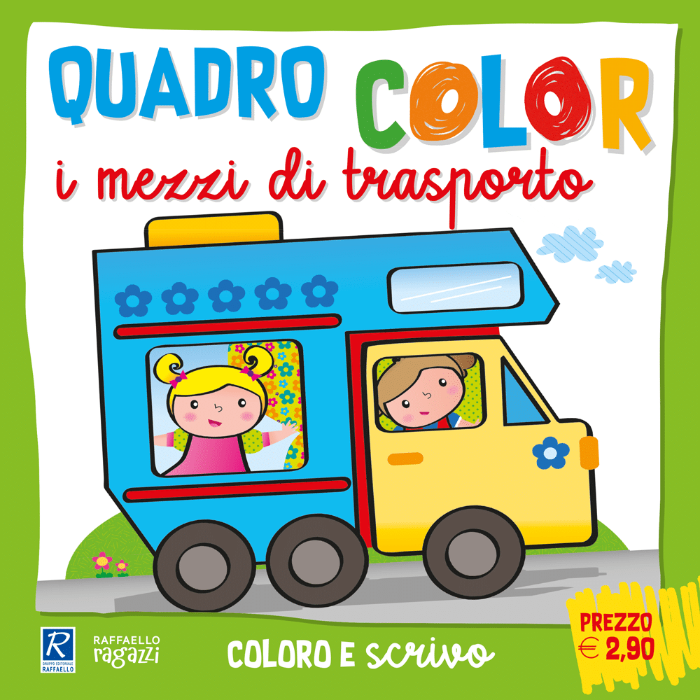 Quadro color - I mezzi di trasporto, Raffaello