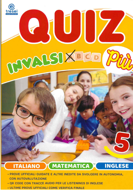 Quiz invalsi più - Pack italiano+matematica+inglese 5 - Centroscuola