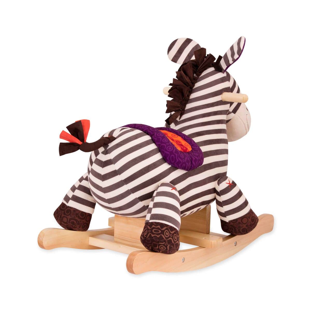 Dondolo in legno – Zebra Kazoo