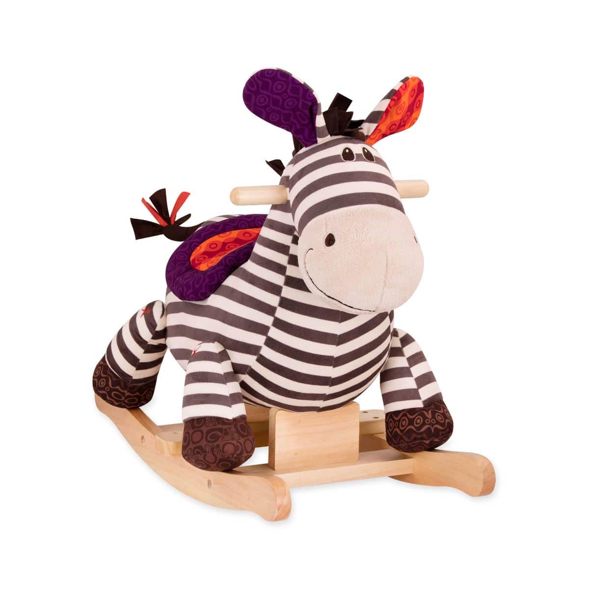 Dondolo in legno – Zebra Kazoo