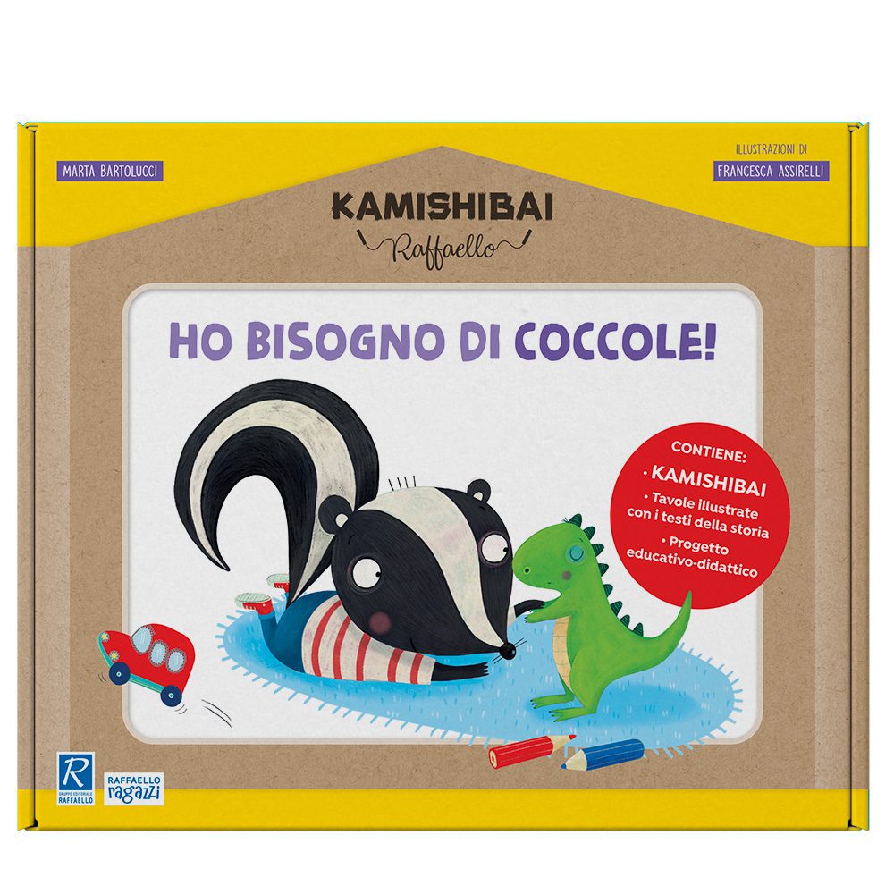 Ho bisogno di coccole - Kamishibai, storia e guida, di Marta Bartolucci, Raffaello