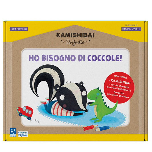 Ho bisogno di coccole - Kamishibai, storia e guida, di Marta Bartolucci, Raffaello