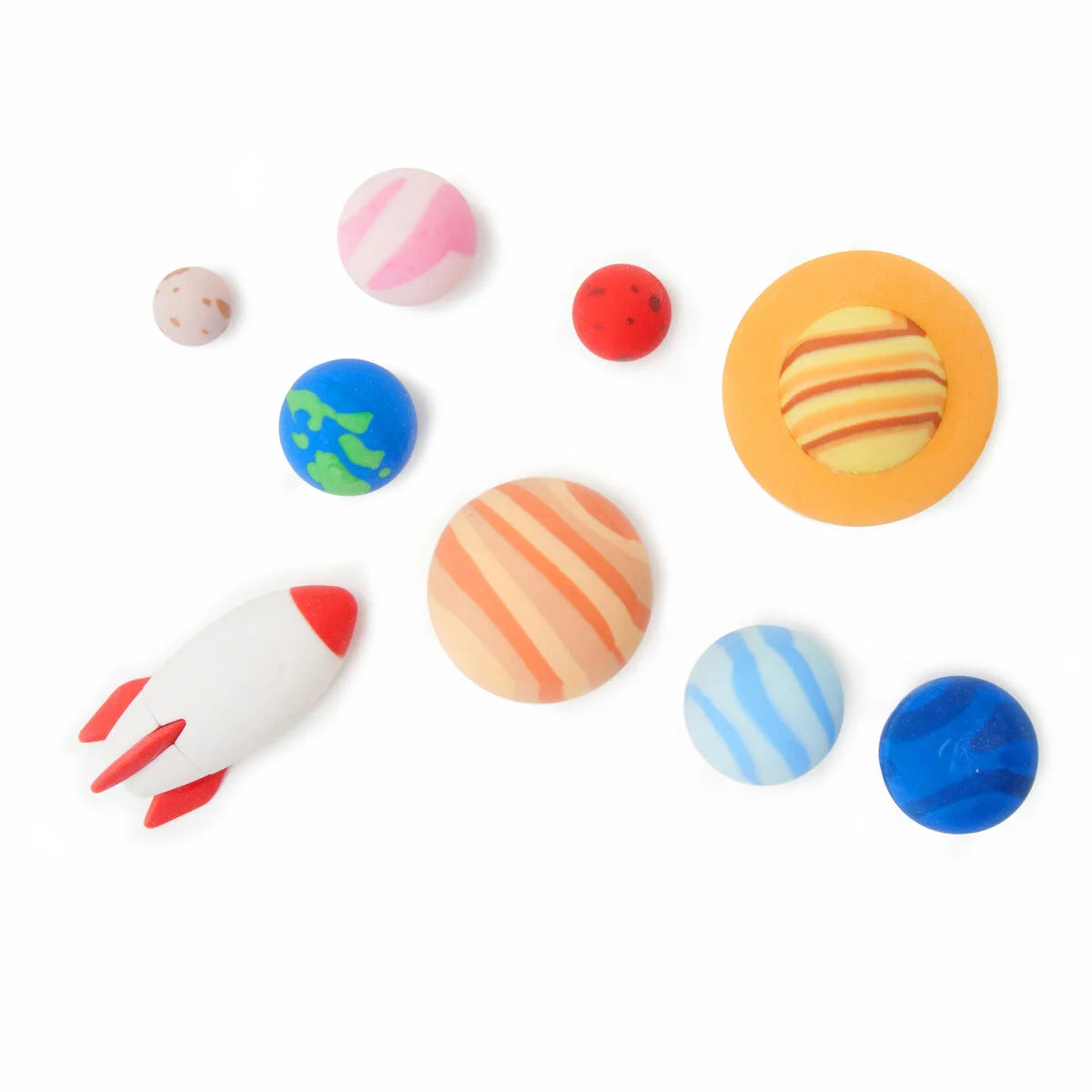 Set di 9 Gomme - Solar System