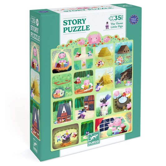 Story Puzzle - I tre porcellini 35pz