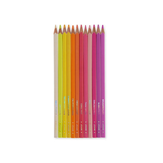 Set 12 matite colorate - SUNSET Palette