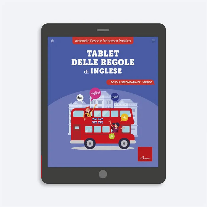 Tablet delle regole di inglese - Centroscuola