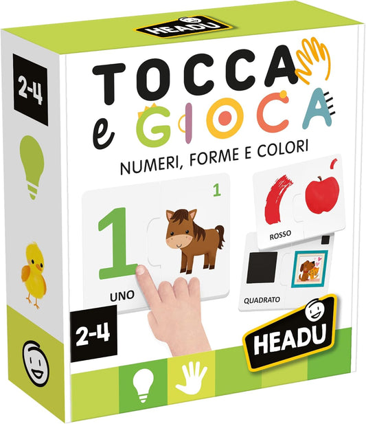 Tocca e gioca - Numeri, forme e colori