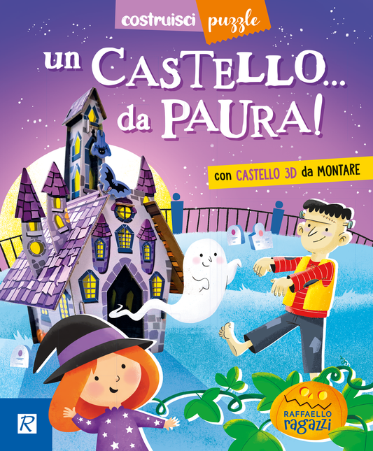 Un castello… da paura! - Costruisci puzzle - Raffaello Ragazzi - copertina