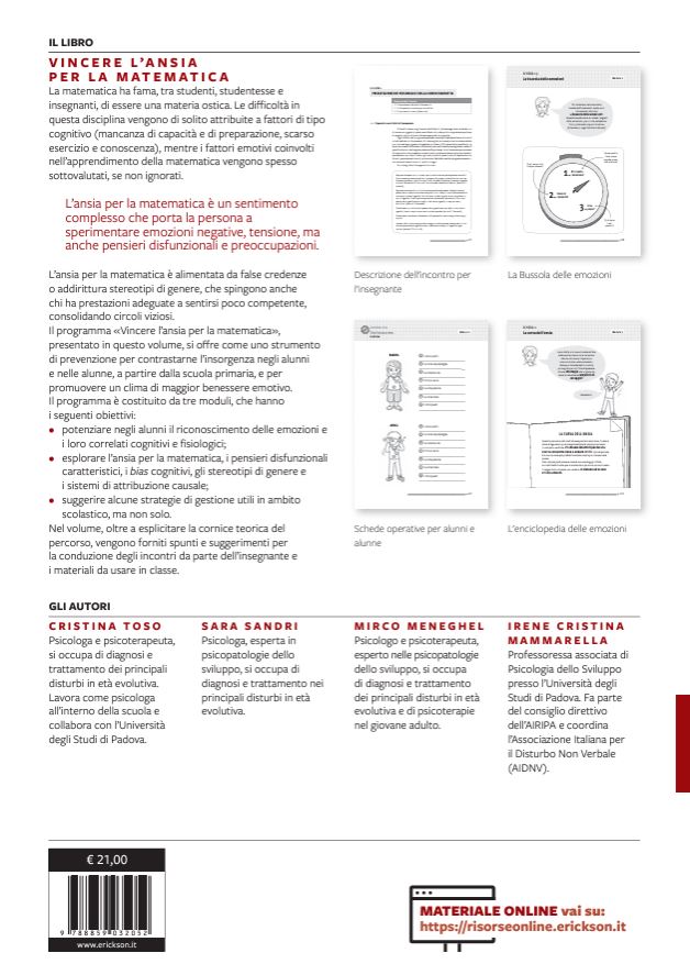 Vincere l'ansia per la matematica