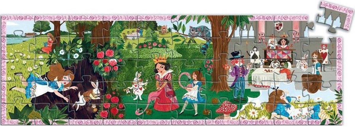 Puzzle silhouette - Alice in Wonderland 50 pezzi
