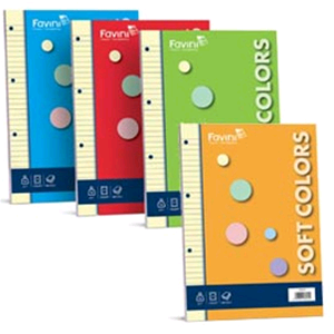 Ricambi A4 Favini soft colors - Centroscuola